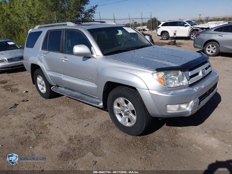 2003 TOYOTA 4RUNNER LIMITED V8 – Lot 45407704 auction photo