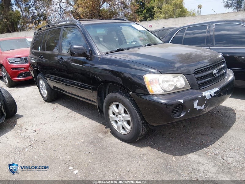 2003 TOYOTA HIGHLANDER V6 – Lot 45413036 auction photo