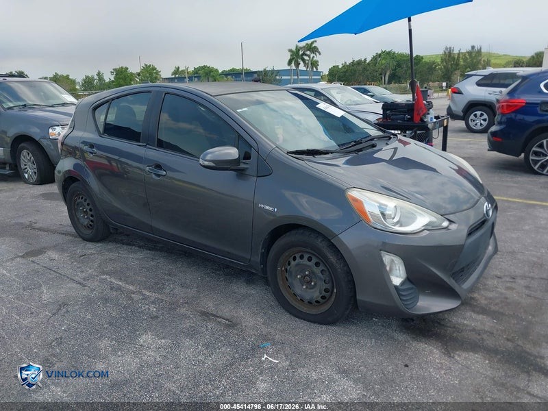 2016 TOYOTA PRIUS C ONE – Lot 45414798 auction photo