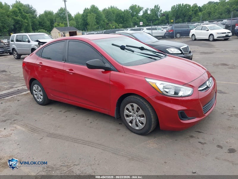 2016 HYUNDAI ACCENT SE – Lot 45415325 auction photo