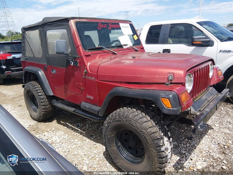 1998 JEEP WRANGLER SE – Lot 45428661 auction photo