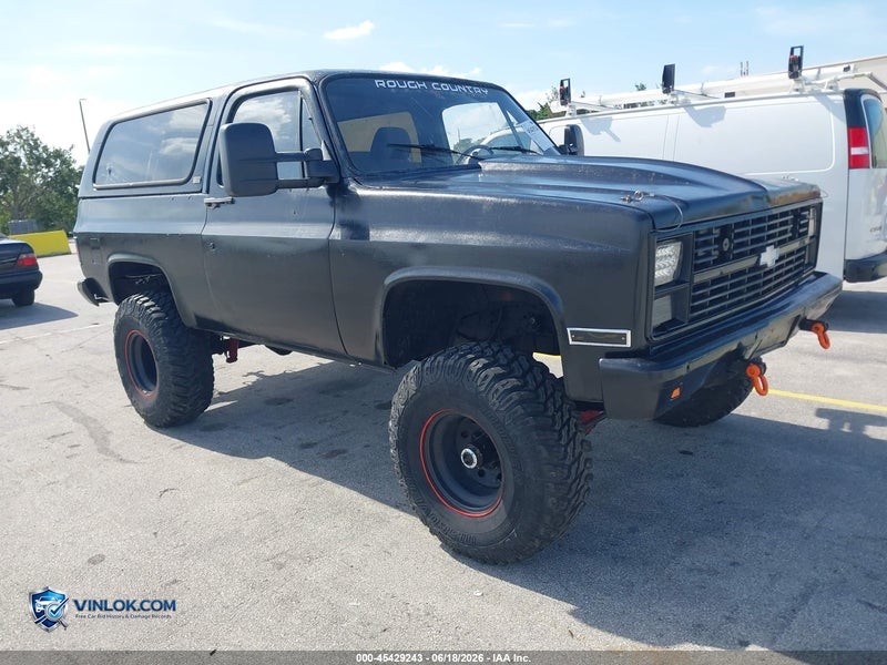 1986 CHEVROLET D10 MILITARY BLAZER – Lot 45429243 auction photo
