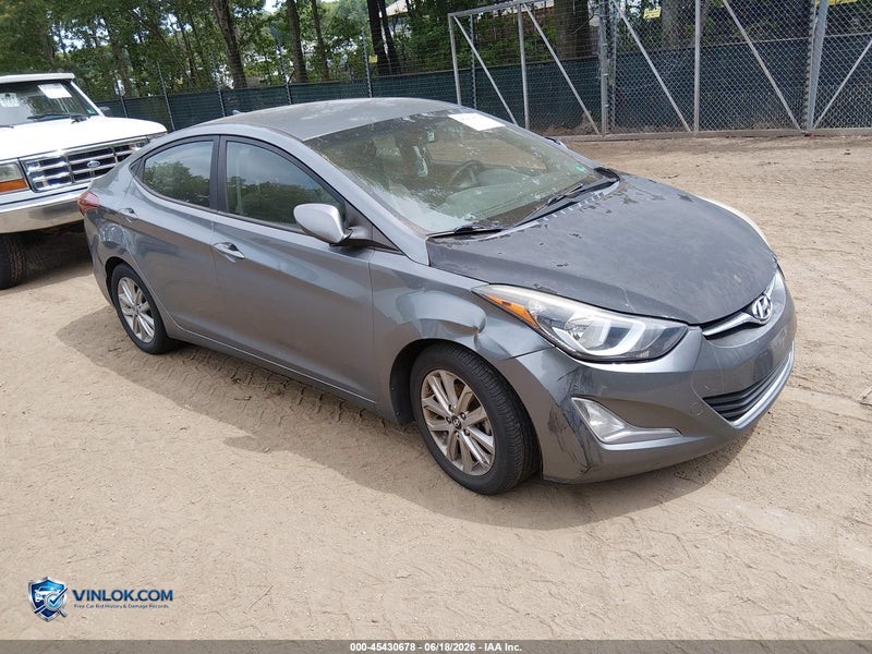 2016 HYUNDAI ELANTRA SE – Lot 45430678 auction photo