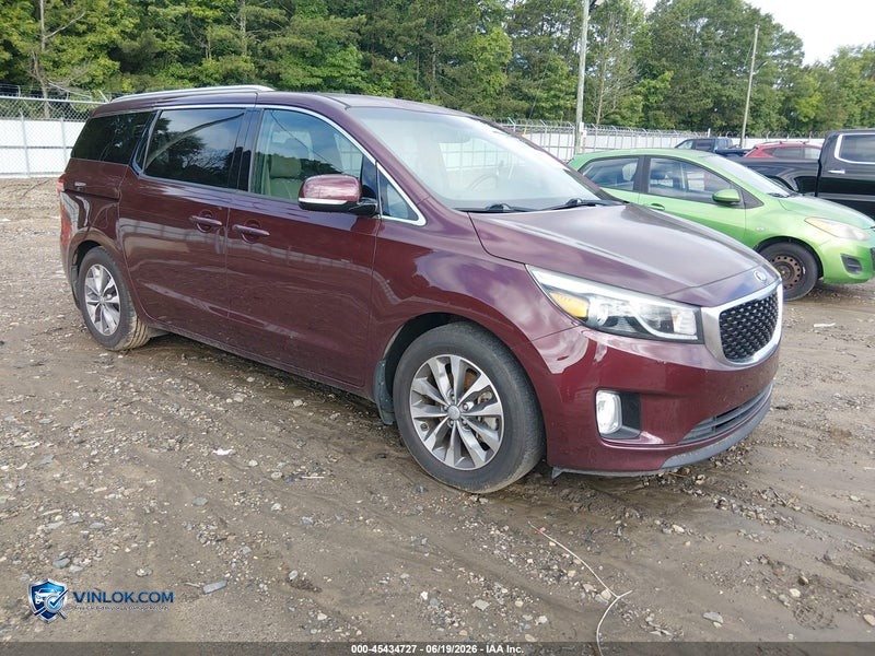 2016 KIA SEDONA SX – Lot 45434727 auction photo