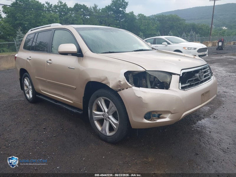 2008 TOYOTA HIGHLANDER LIMITED – Lot 45442235 auction photo