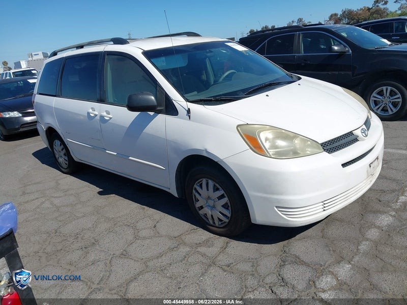 2004 TOYOTA SIENNA LE – Lot 45449958 auction photo