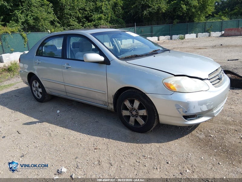 2003 TOYOTA COROLLA LE – Lot 45451231 auction photo