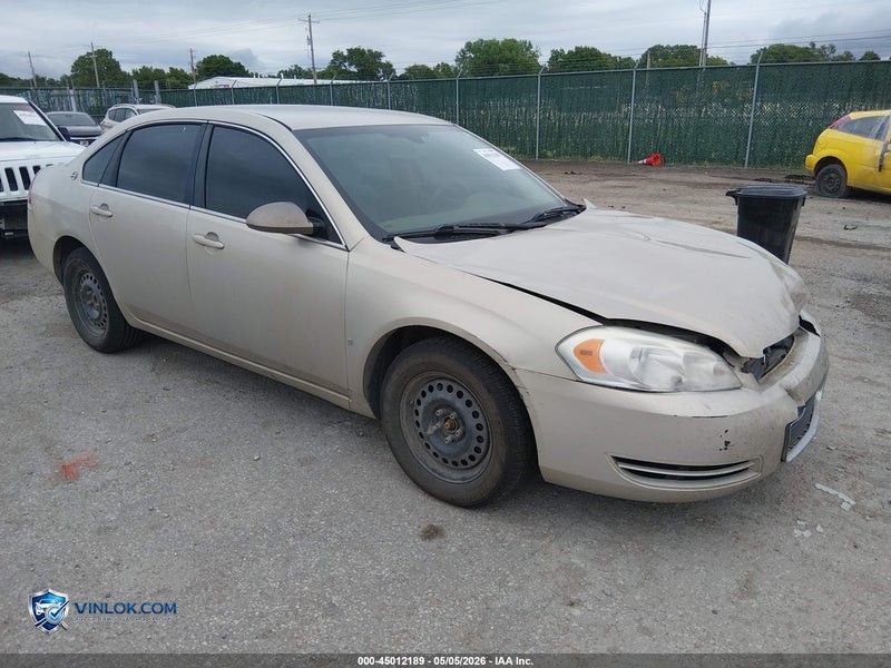 2008 CHEVROLET IMPALA – Lot 45012189 auction photo