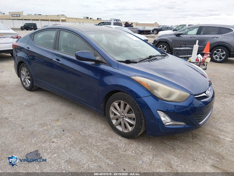 2016 HYUNDAI ELANTRA – Lot 45107216 auction photo