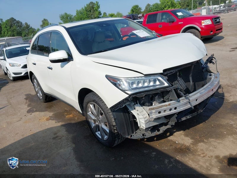2016 ACURA MDX – Lot 45157136 auction photo