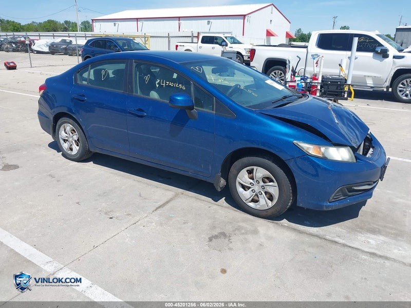 2013 HONDA CIVIC – Lot 45201256 auction photo