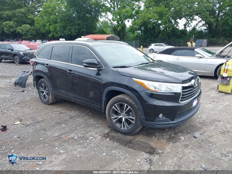 2016 TOYOTA HIGHLANDER – Lot 45209372 auction photo