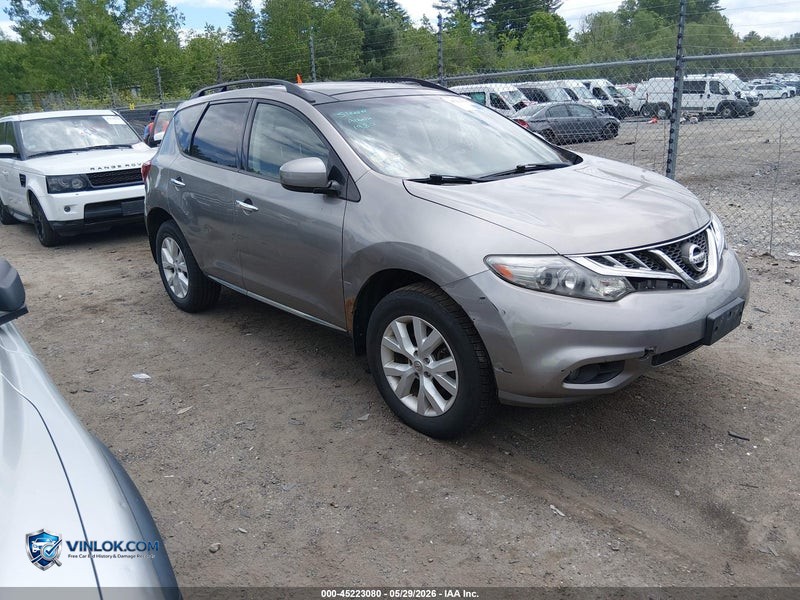 2012 NISSAN MURANO – Lot 45223080 auction photo