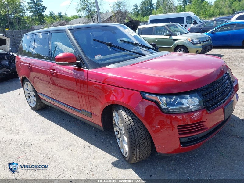2016 LAND ROVER RANGE ROVER – Lot 45230825 auction photo