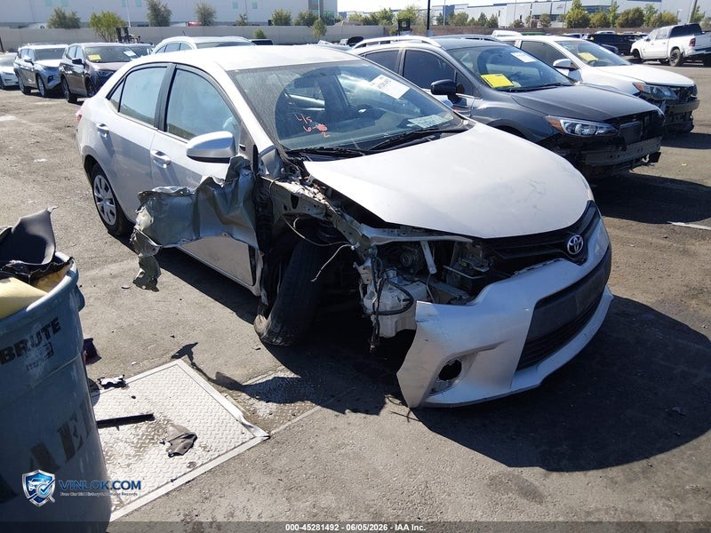 2016 TOYOTA COROLLA – Lot 45281492 auction photo