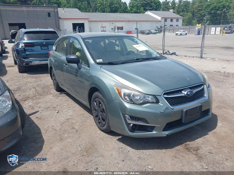 2016 SUBARU IMPREZA – Lot 45281713 auction photo