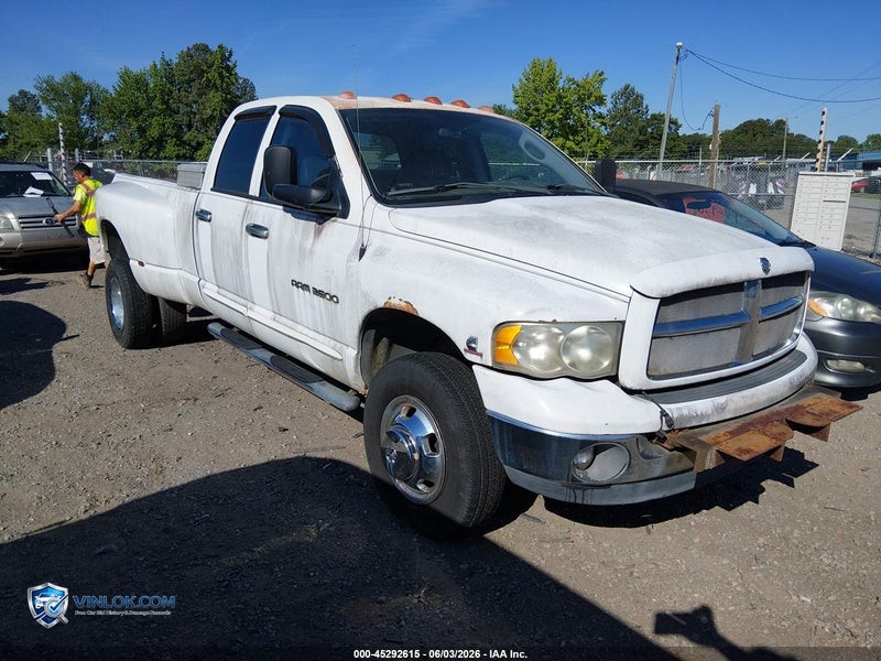 2003 DODGE RAM 3500 – Lot 45292615 auction photo