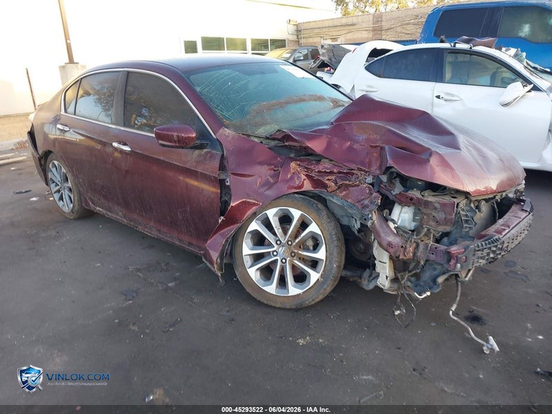 2014 HONDA ACCORD – Lot 45293522 auction photo