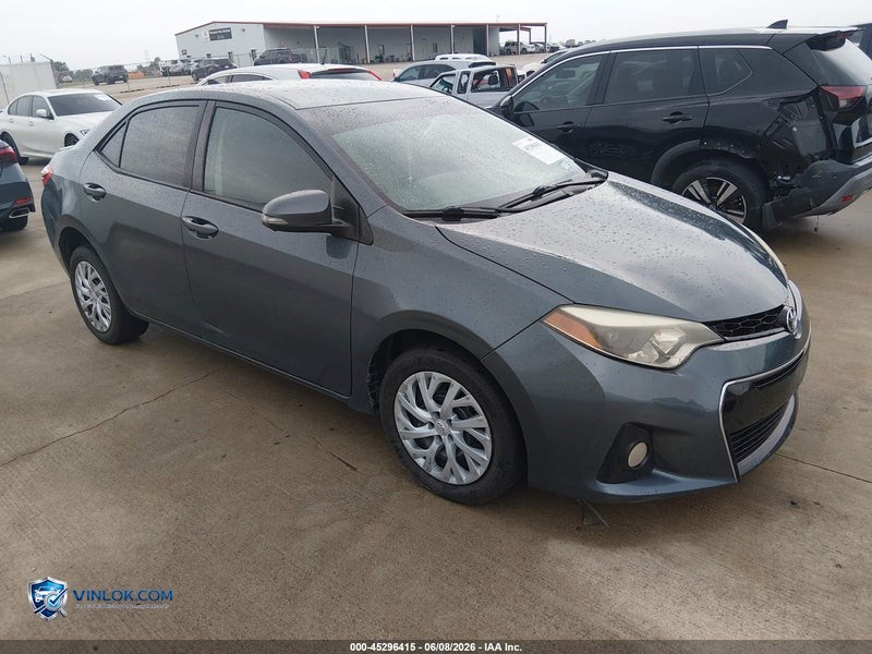 2014 TOYOTA COROLLA – Lot 45296415 auction photo