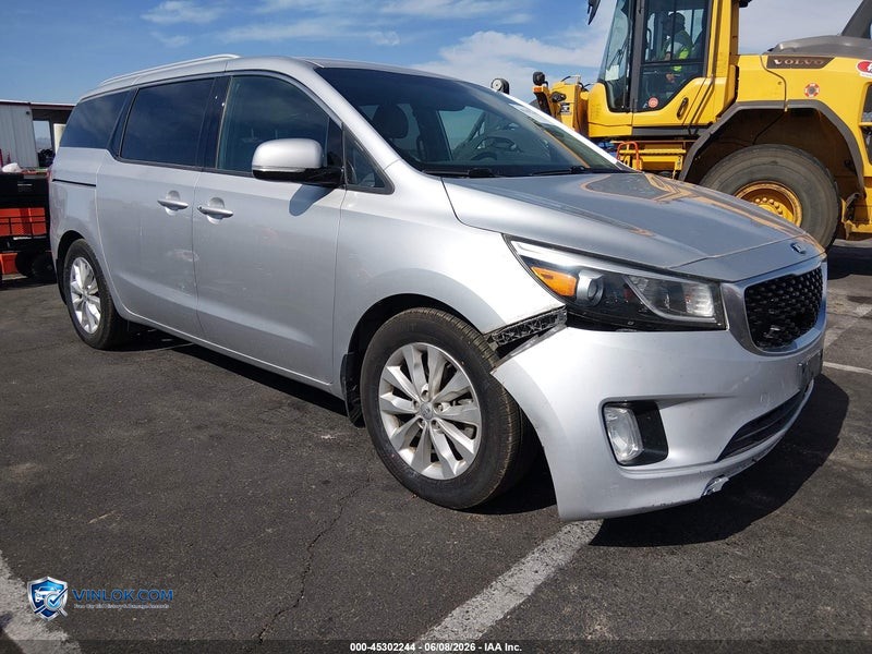 2016 KIA SEDONA – Lot 45302244 auction photo