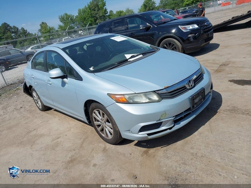 2012 HONDA CIVIC – Lot 45333147 auction photo