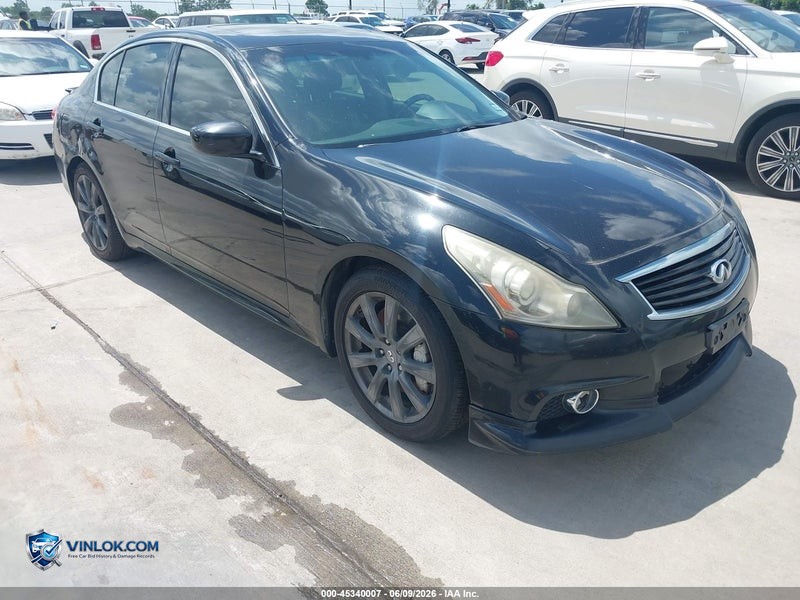 2012 INFINITI G37 – Lot 45340007 auction photo