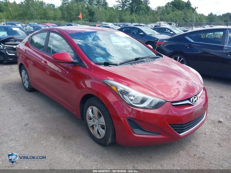2016 HYUNDAI ELANTRA – Lot 45357037 auction photo