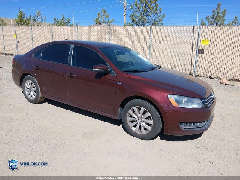 2014 VOLKSWAGEN PASSAT – Lot 45365447 auction photo