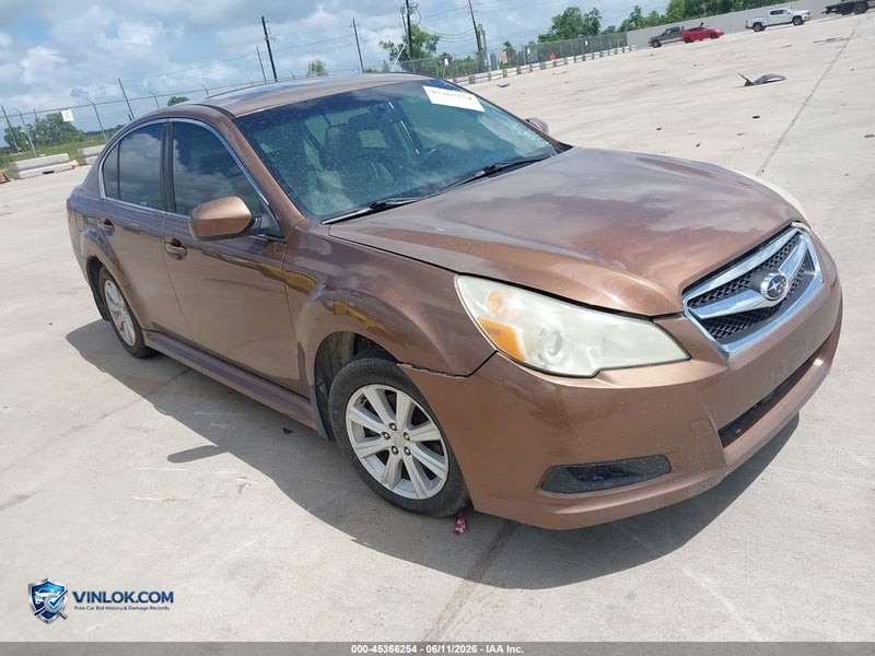 2011 SUBARU LEGACY – Lot 45366254 auction photo