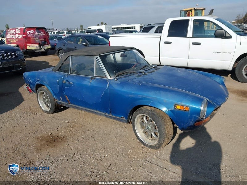 1970 FIAT SPYDER – Lot 45373275 auction photo