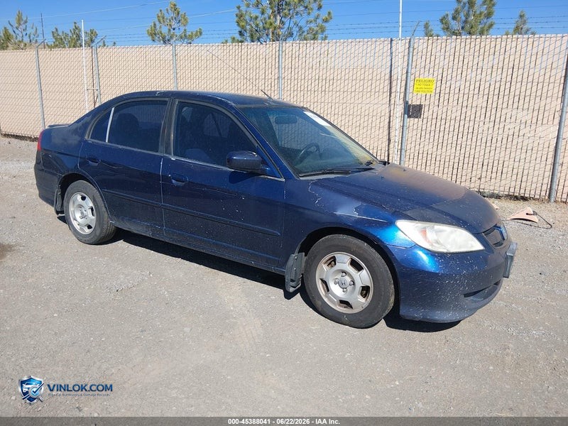 2005 HONDA CIVIC HYBRID – Lot 45388041 auction photo