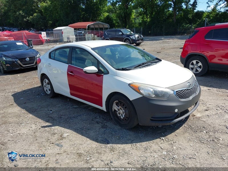2016 KIA FORTE – Lot 45389362 auction photo