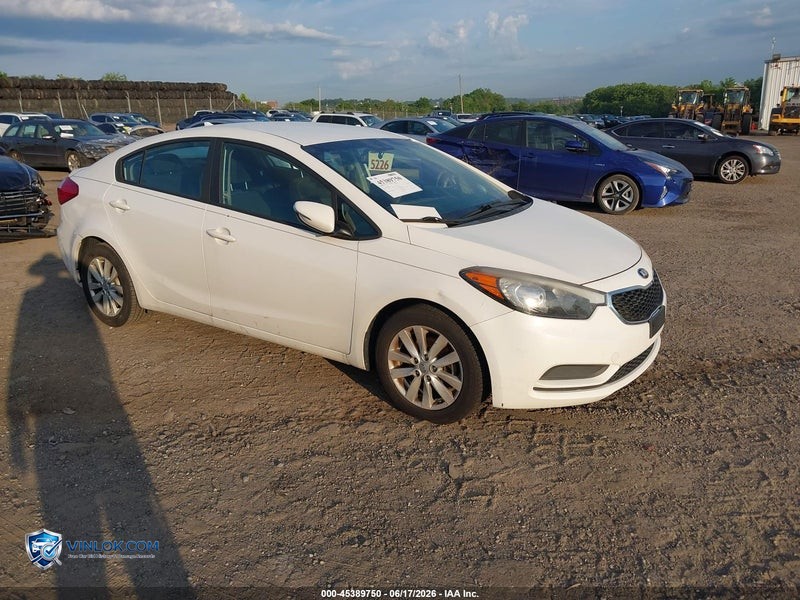 2016 KIA FORTE – Lot 45389750 auction photo