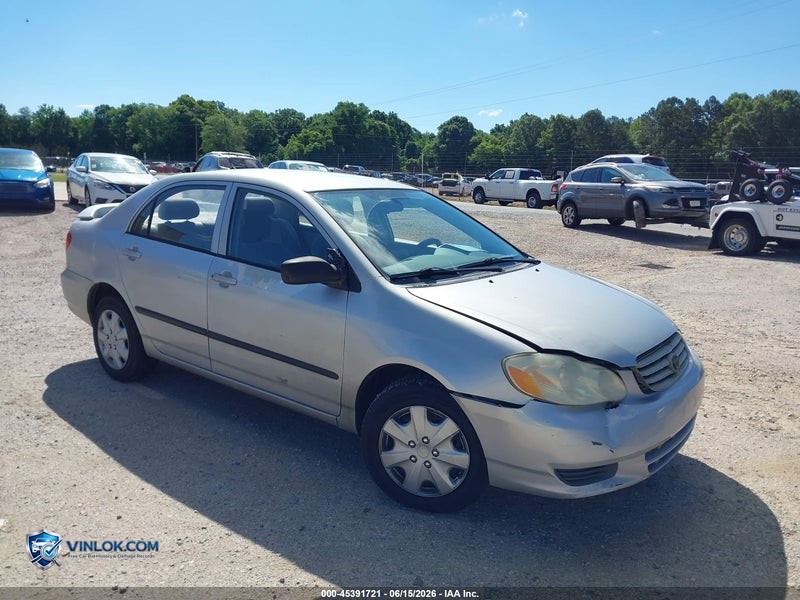 2003 TOYOTA COROLLA – Lot 45889724 auction photo