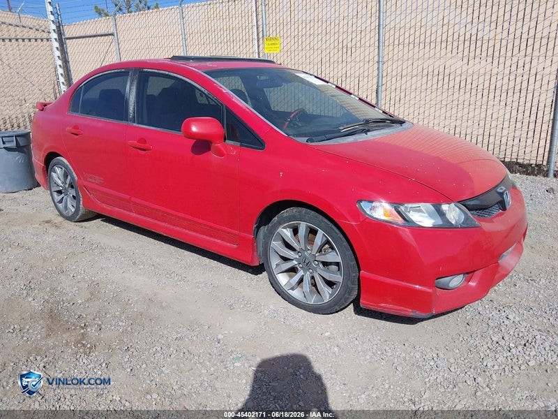 2009 HONDA CIVIC – Lot 45402171 auction photo