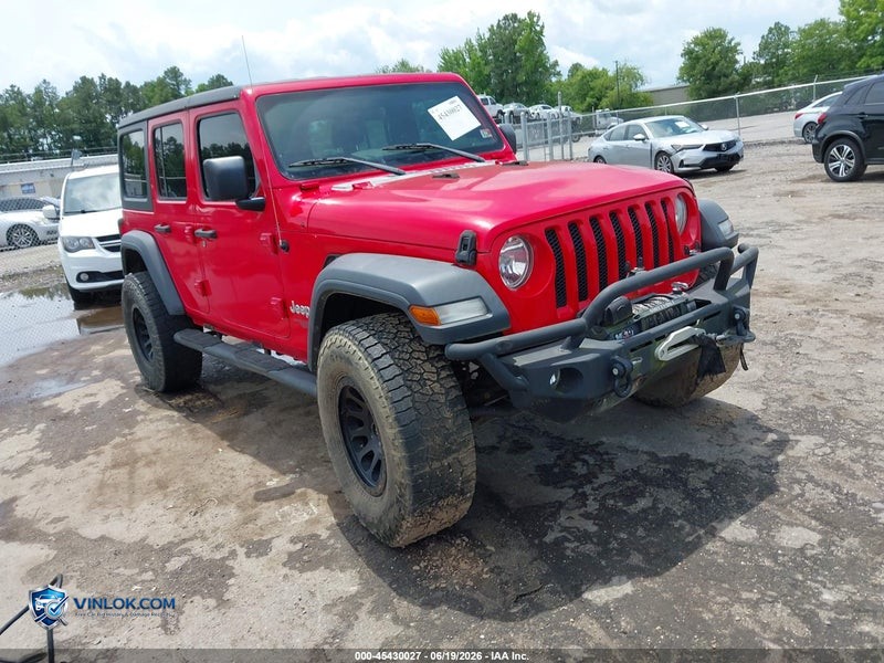 2018 JEEP WRANGLER UNLIMITED – Lot 45430027 auction photo