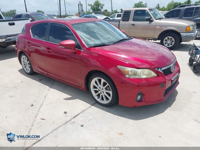 2013 LEXUS CT 200H – Lot 45466704 auction photo